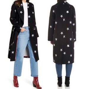 Avec Les Filles Star Trench Coat